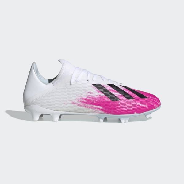 adidas X 19.3 Firm Ground Boots - White 