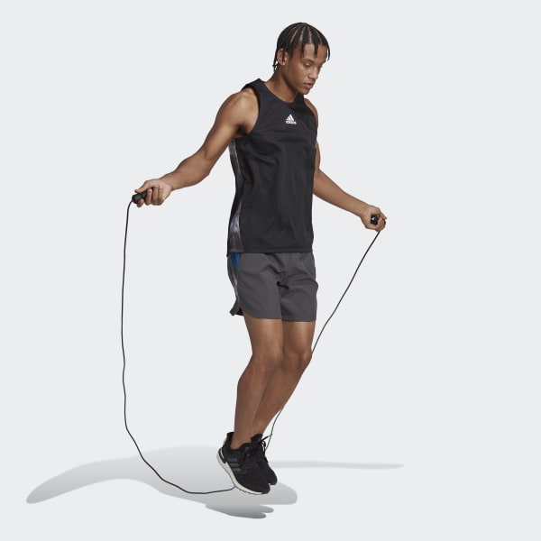 Zwart AEROREADY HIIT Graphic Training Tanktop