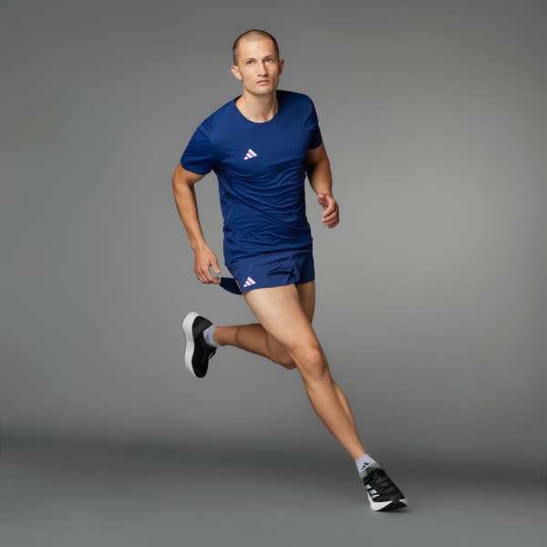 Blue Adizero Essentials Running Shorts