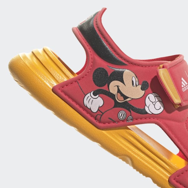 cervená adidas x Disney Mickey Mouse AltaSwim Sandals LUQ87