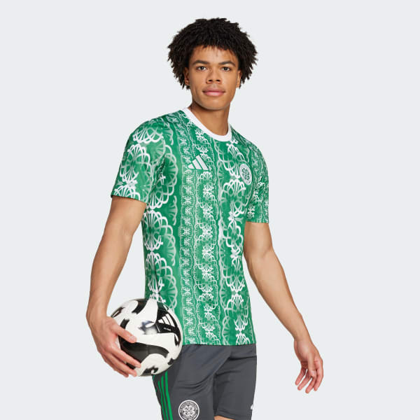 Groen Celtic FC Pre-Match Voetbalshirt
