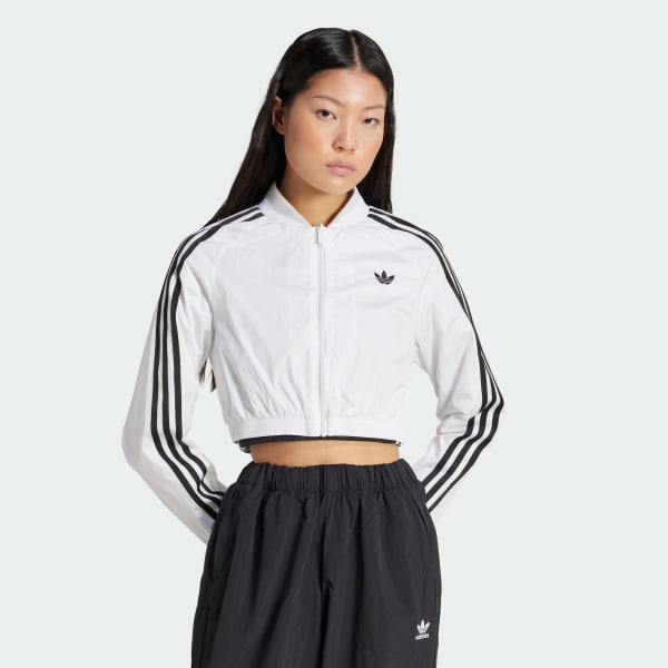 White Adicolor Teamgeist Cropped Track Top