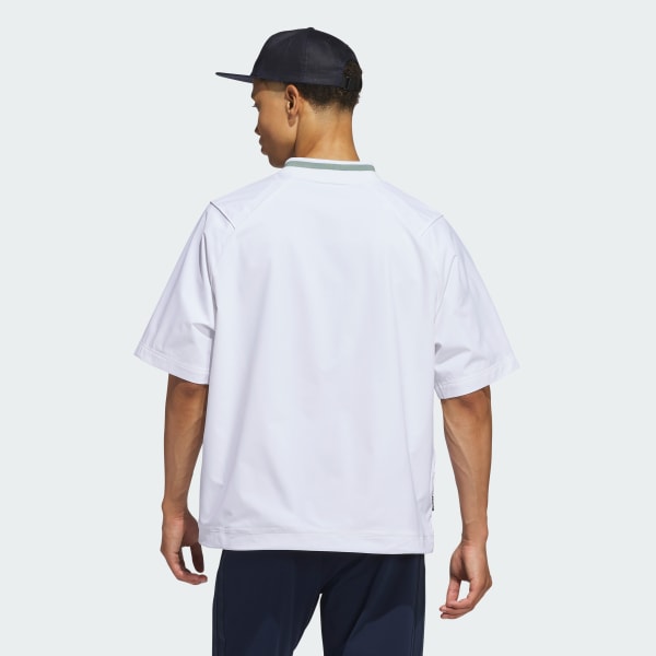 Vit Beyond Short Sleeve Layer Pullover Tröja