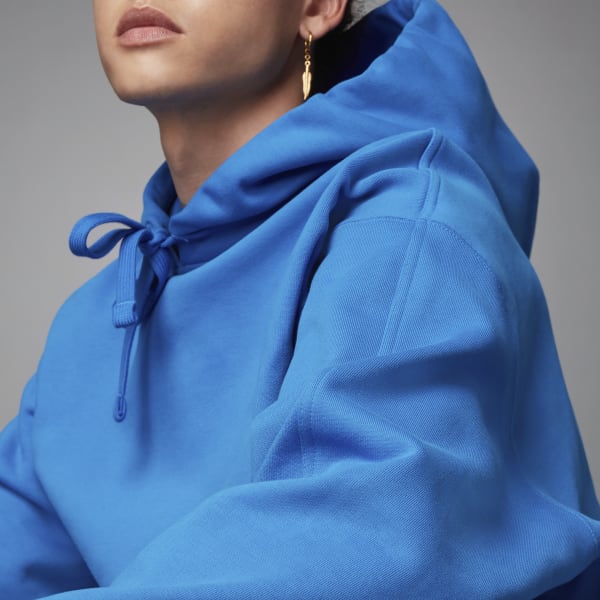 Adidas essential hoodie blue clearance