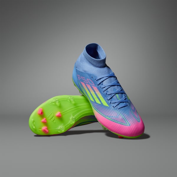 Blau F50 League Mid FG/MG Fußballschuh