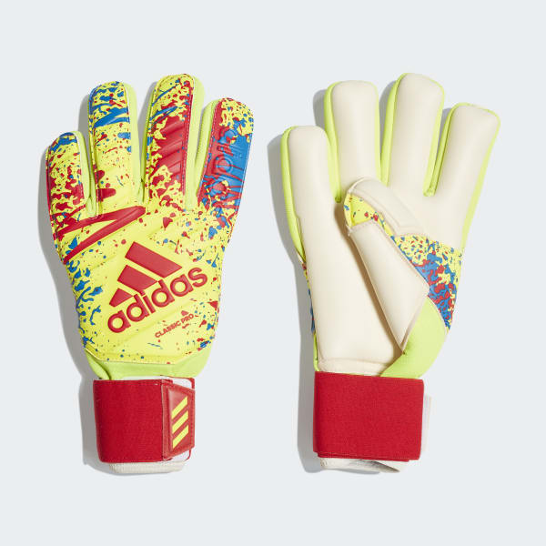 adidas Classic Pro Gloves - Yellow 