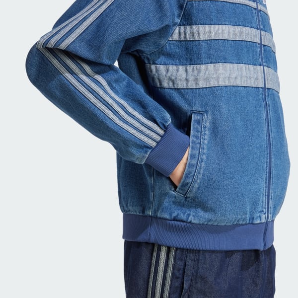 adidas アディカラー ファーストブルー デニム トラックトップ