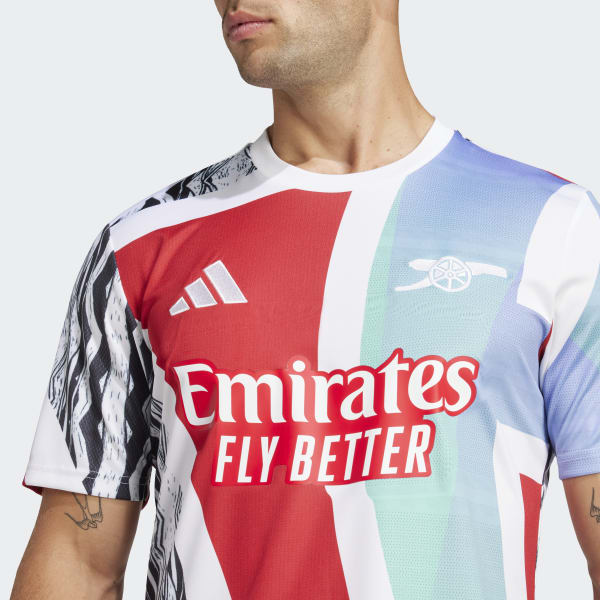 アーセナル　adidas 2020-21シーズン プレマッチ ジャージー adidas アディダス メンズ サッカー アーセナル イアン・ライト