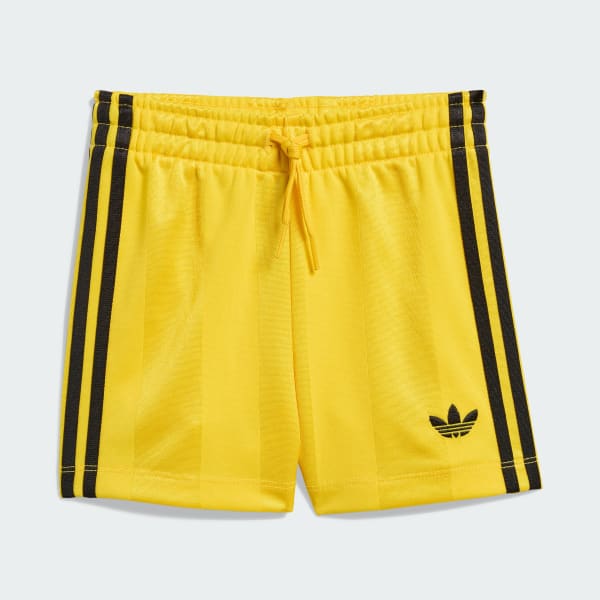 Yellow JERSEY SHORT TEE SET