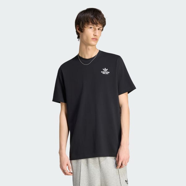 Zwart MILAN SUPERSTAR GRAPHIC T-SHIRT