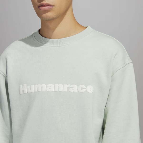 Green Pharrell Williams Basics Crew Sweatshirt (Gender Neutral)