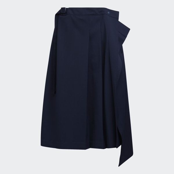 Blue Y-3 Classic Refined Wool Stretch Skirt