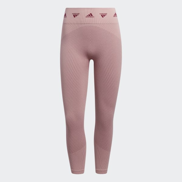 Red AEROKNIT Training 7/8 Tights CW041