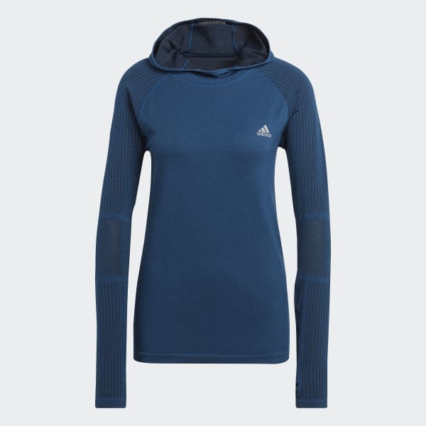 Niebieski X-City Running Knit Long Sleeve Sweatshirt TT565