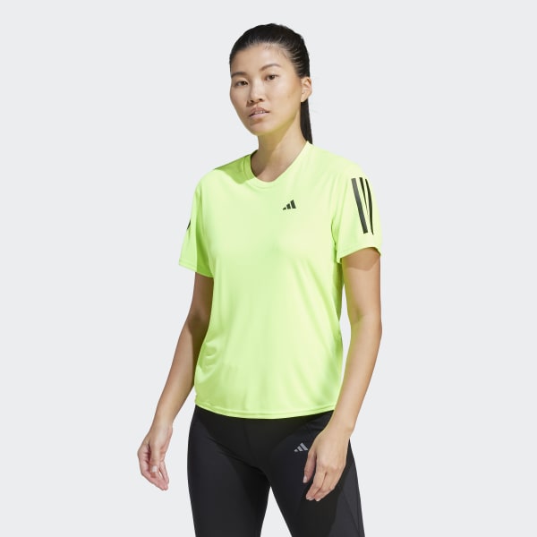 Adidas own the 2025 run tee womens