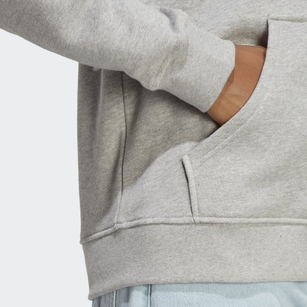 Grey Trefoil Hoodie