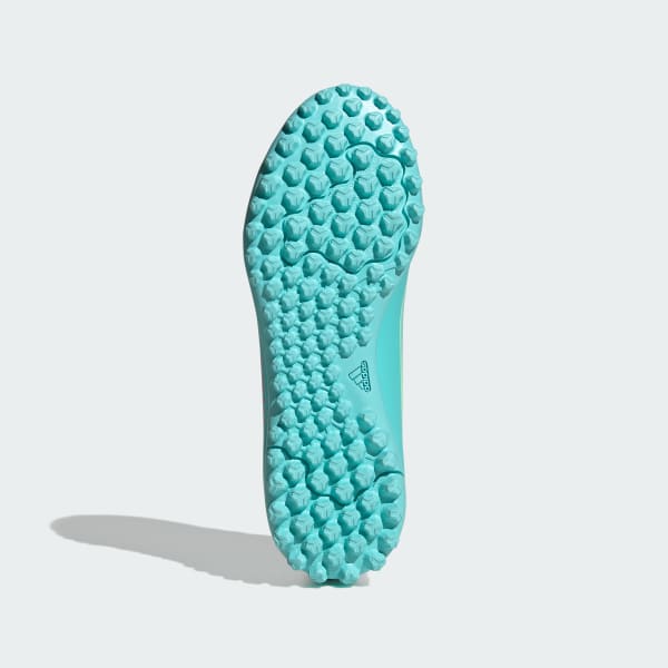 Blanco Zapatos de Fútbol F50 Messi Club Pasto Artificial para Niños