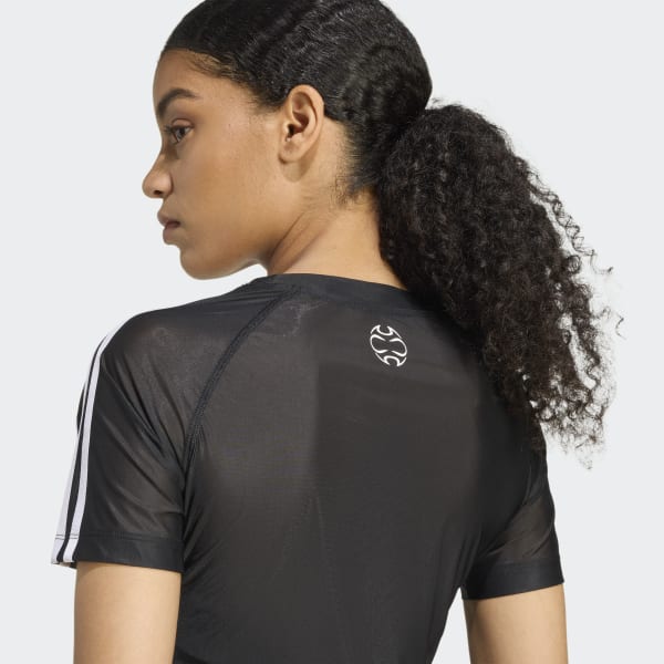 adidas Adilenium Season 4 Teamgeist Tight Sheer Tee - Black | Free