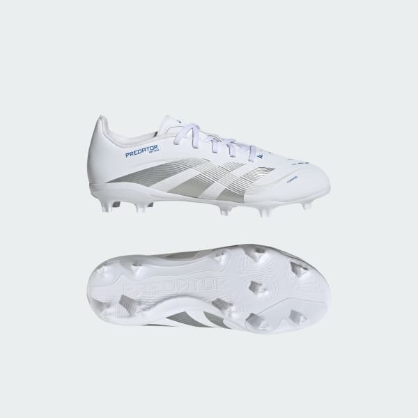 White Predator League Firm/Multi-Ground Boots Kids