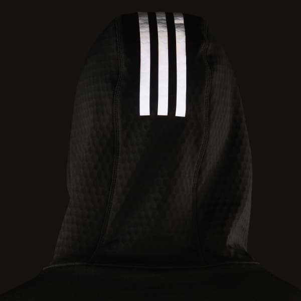 Zwart adidas Flooce X-City Hoodie DC794