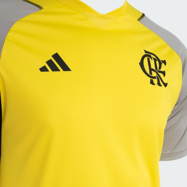 Amarelo Camisa Treino Atleta Flamengo 24/25