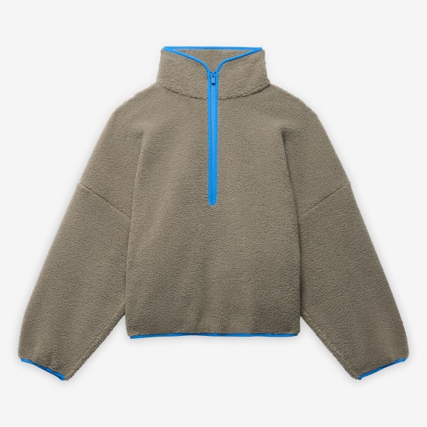 FEAR OF GOD ATHLETICS ADIDAS スエード ハーフジップ アディダス Fear of God Athletics スエード フリースハーフ