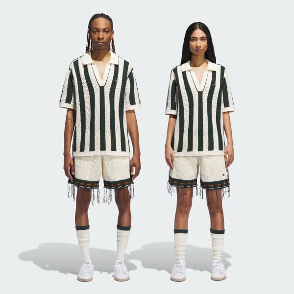 Green Clot Pique Polo by Edison Chen
