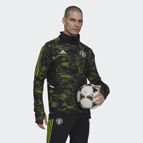 Gron Manchester United Condivo 22 Pro Warm træningstrøje IV051
