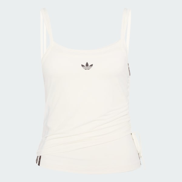 Blanco CAMISETA SIN MANGAS DOBLE CAPA