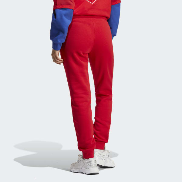 adidas Adicolor Essentials Fleece Slim Joggers - Red | Women's ...