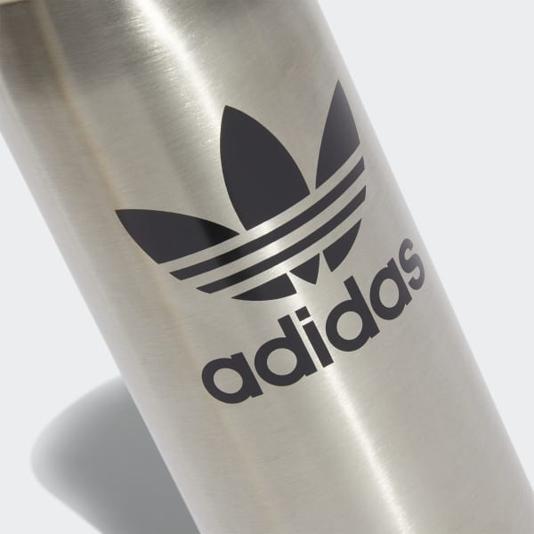 adidas Steel Metal Bottle 600 ML - White, Unisex Training
