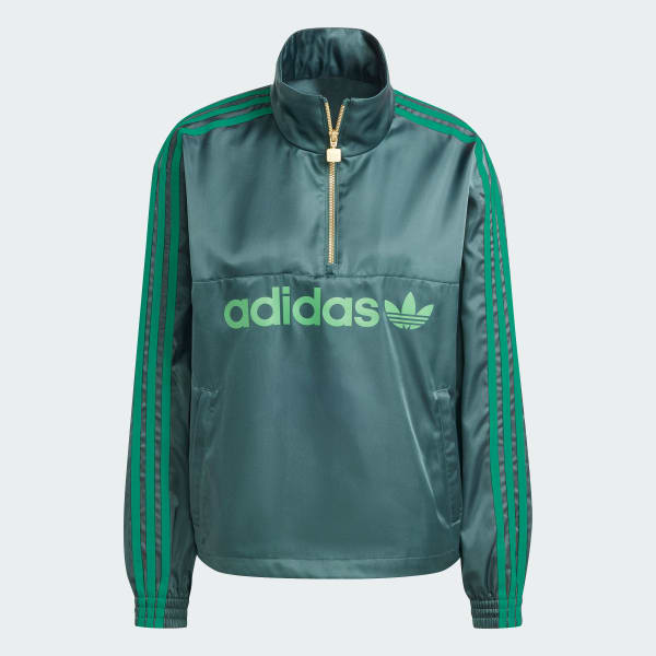 Adidas superstar windbreaker green online
