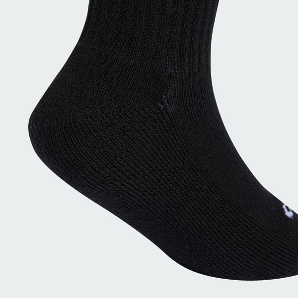 Black LINEAR KIDS ANKLE SOCK 3 PAIRS PER PACK