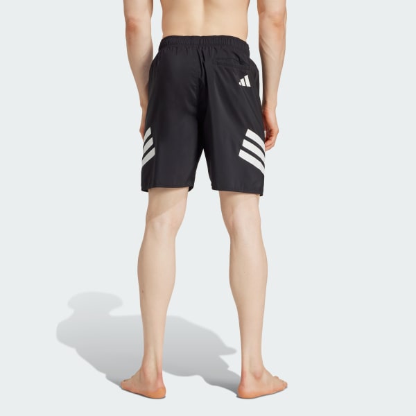 Nero Short da nuoto 3-Stripes 8-Inch