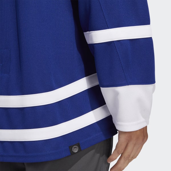 adidas Maple Leafs Authentic Reverse Retro Wordmark Jersey - Blue | Men ...