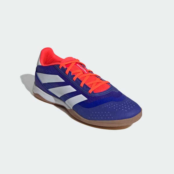Adidas blue indoor soccer shoes discount