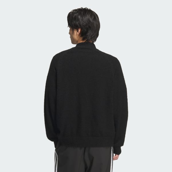 ブラック SST トラックトップ ニット