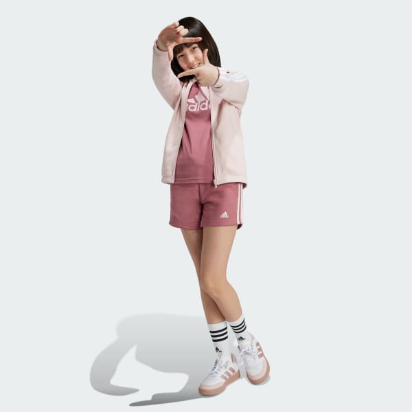 Rosado Polo Essentials Logo Grande Algodón