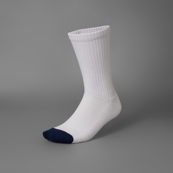 White Originals Golf Trefoil Crew Socks