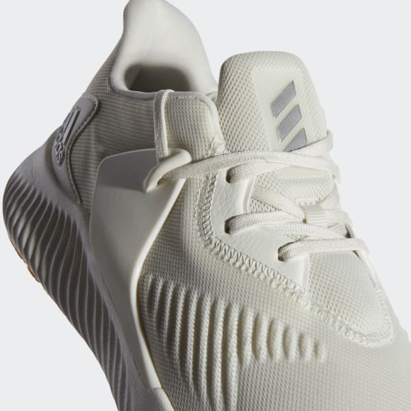 adidas running alphabounce trainers in off white