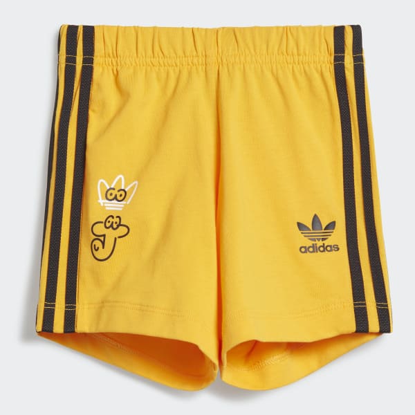Black adidas x James Jarvis Shorts and Tee Set