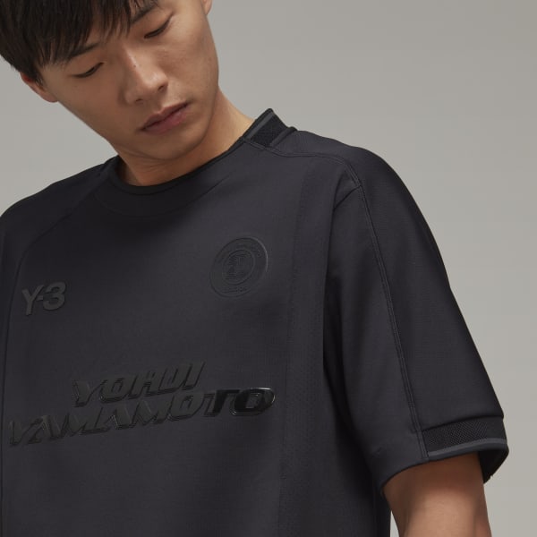 Nero Y-3 Soccer Short Sleeve Tee LOM92