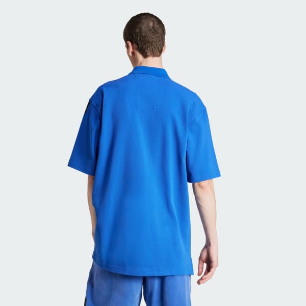 Azul Camiseta Polo EQT