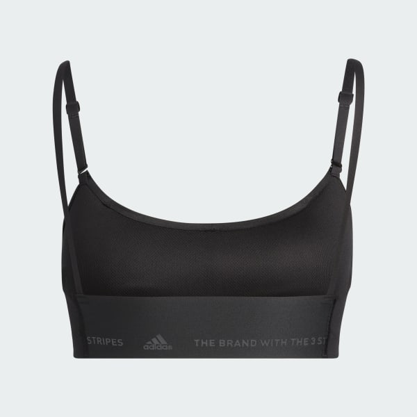 Solid Bras for Women Comfortable Wide Strap Sports Soft Yoga Bras Running  Fitness Support Push Up Sport Bra Longline Black at  Women's Clothing  store