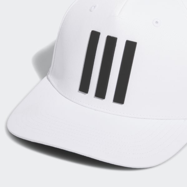White 3-Stripes Tour Cap