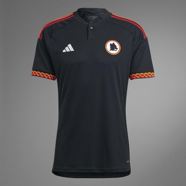 adidas AS Roma 23/24 Third Soccer Jersey - Black | adidas Canada