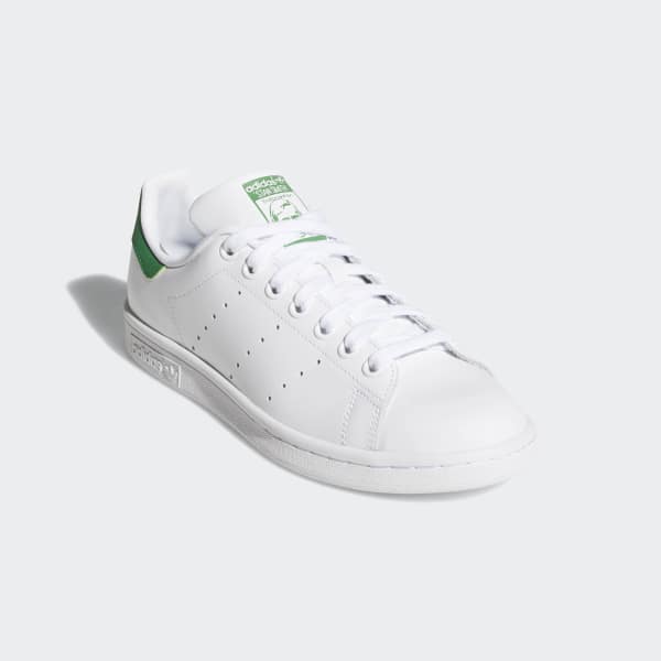 Stan Smith Cloud White and Green Shoes 