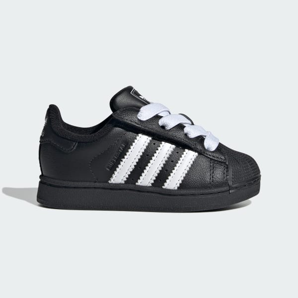 Negro Zapatillas Superstar II Comfort Closure Elastic Lace