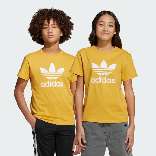 Gul Adicolor Trefoil T-shirt Barn
