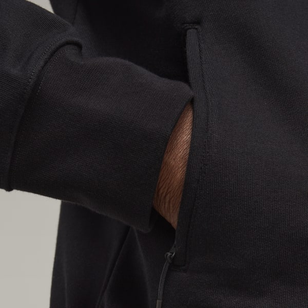 Noir Veste à capuche Y-3 Classic Back Logo Full-Zip